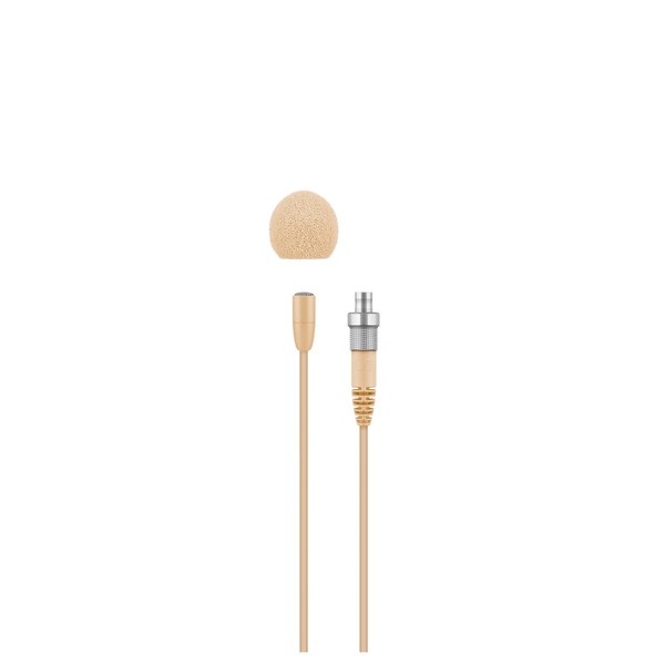 Sennheiser MKE Essential Omni-Beige Lavalier Microphone, 3-Pin - Capsule and Connector
