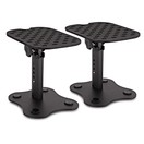 Deluxe Tilting Desktop Monitor Stands by Gear4music, Pair