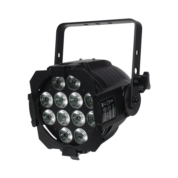 eLumen8 Alu HEX Par 64 Black (12 x 12W 6-in-1 RGBWAUV)