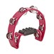 D-Shaped Tambourine by Gear4music Pink