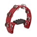 D-Shaped Tambourine by Gear4music Red