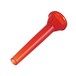 pTrumpet 5C Plastic Mouthpiece, Red angle