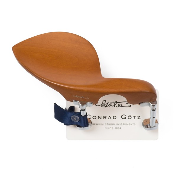 Goetz Guarneri Style Violin Chinrest, Boxwood, Hill Screws