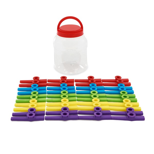 Kazoo Bucket by Gear4music, 40 Pack