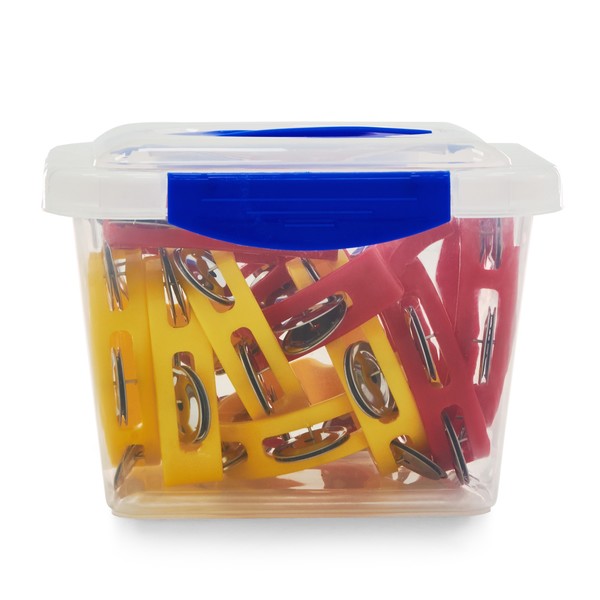 Mini plastic Tambourine in bucket 10pcs main