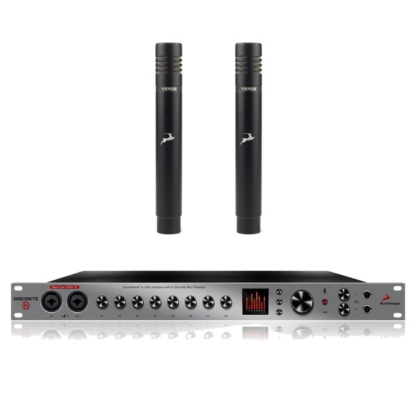 Antelope Audio Discrete 8 Premium FX Pack with Free Verge Microphones - Main
