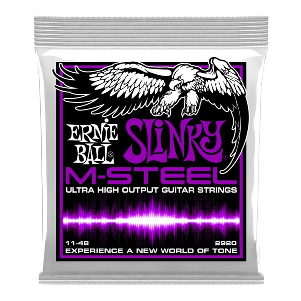 Ernie Ball Power Slinky M-Steel Set, 11-48 - front