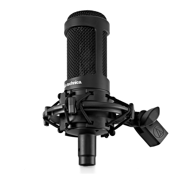 Audio Technica AT2035 Condenser Mic mounted