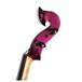 Bridge Aquila Electric Violin, Black and Purple, Headstock