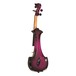 Bridge Aquila Electric Violin, Black and Purple, Back