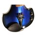 Bridge Aquila Electric Violin, Black and Blue, Tailpiece