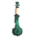 Bridge Aquila Electric Violin, Black and Green, Back