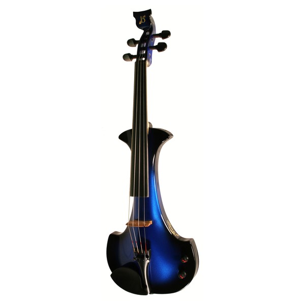 Bridge Aquila Octave Electric Violin, Black and Blue