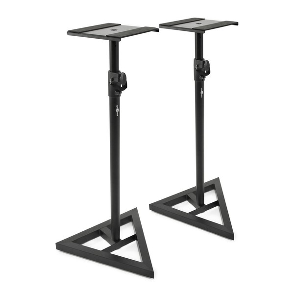 Deluxe Studio Monitor Speaker Stands, Pair - Front