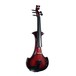 Bridge Lyra Octave Electric Violin, Black and Red