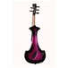 Bridge Lyra Octave Electric Violin, Black and Purple, Back