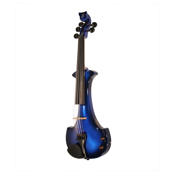 Bridge Lyra Octave Electric Violin, Black and Blue