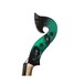 Bridge Lyra Octave Electric Violin, Black and Green, Headstock