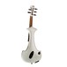 Bridge Lyra Octave Electric Violin, White, Back