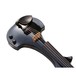 Bridge Lyra Octave Electric Violin, Black, Tailpiece