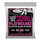 Ernie Ball 2814 Super Slinky Flatwound Bass Set, 45-100