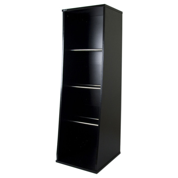 Sefour Vinyl Storage Unit for 500 Records, Black - Front