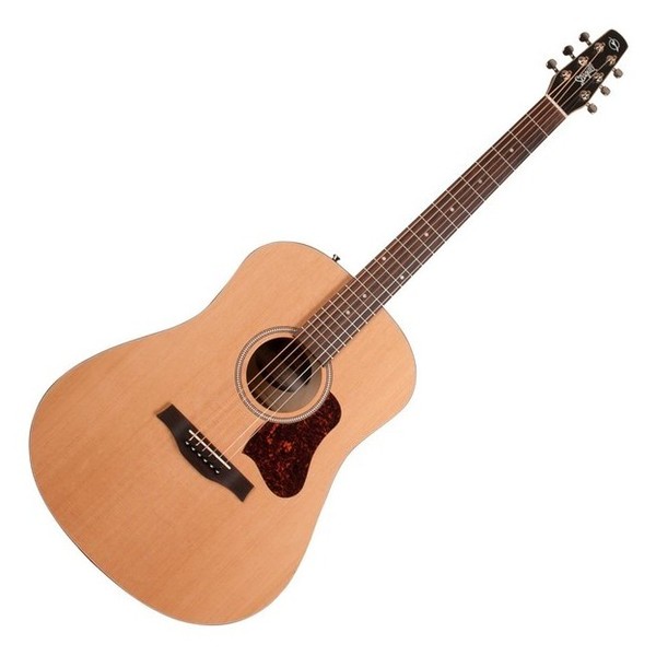Seagull S6 Cedar Original Slim Acoustic, Natural Front View