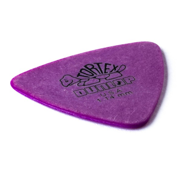 Jim Dunlop Tortex Triangle 1.14mm, Angled View