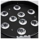Cameo 9 x 3W Par 56 Can, RGB LED Par Can, Black LEDs