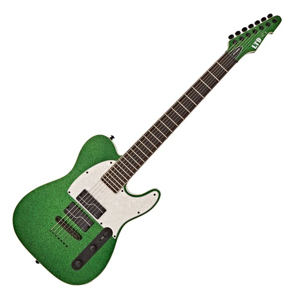 ESP LTD SCT-607B Stephen Carpenter 7-String Baritone, Green Sparkle