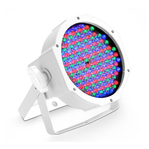 Cameo 144 x 10mm RGB Flat LED Par Can, White