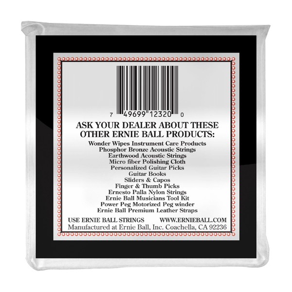 Ernie Ball Medium Loop End Stainless Steel Mandolin Set, 10-36 at ...