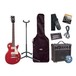 Encore E99 Electric Guitar Outfit, Wine Red