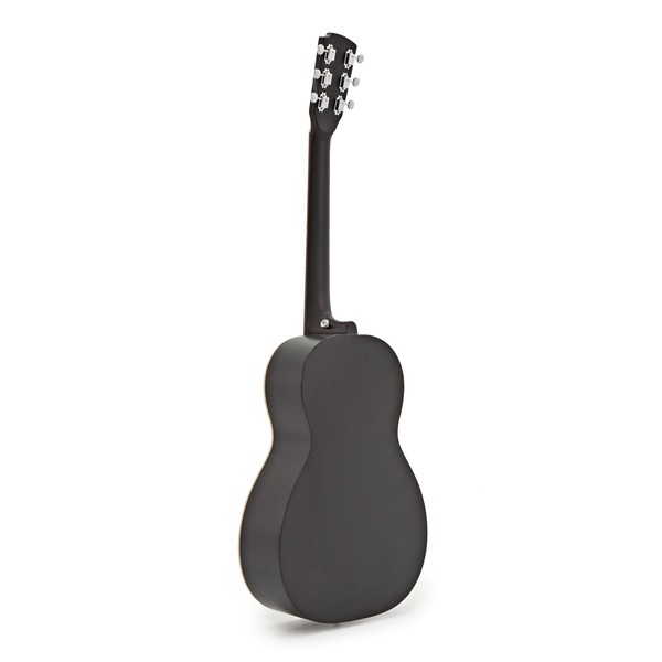 Hartwood Villanelle Parlour Acoustic Guitar, Satin Black