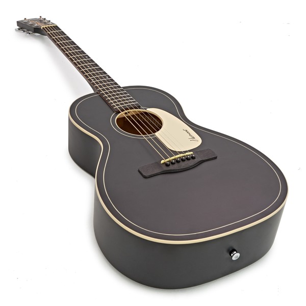 Hartwood Villanelle Parlour Acoustic Guitar, Satin Black