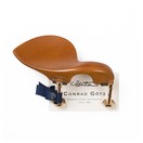 Goetz Stradivari Style Viola Chinrest, Boxwood, Gold Hill Screws