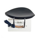 Goetz Slim Style Viola Chinrest, Ebony, Titanium Screws