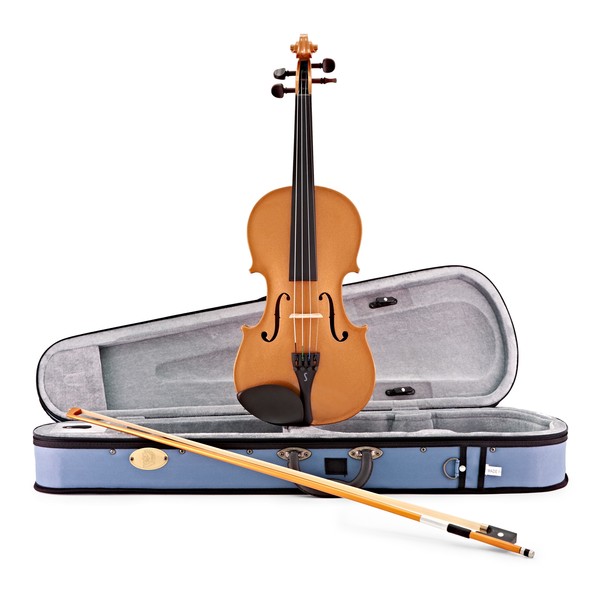 Stentor Harlequin Violin Outfit, Orange, 4/4 main