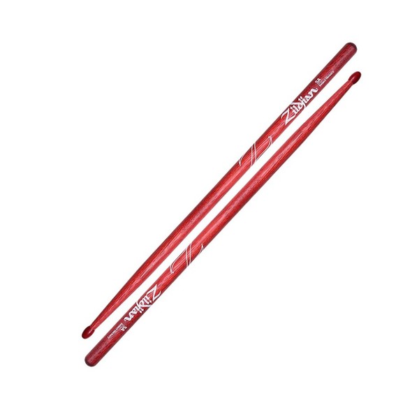 Zildjian 5A Nylon Tip Red Drumsticks - Main Image