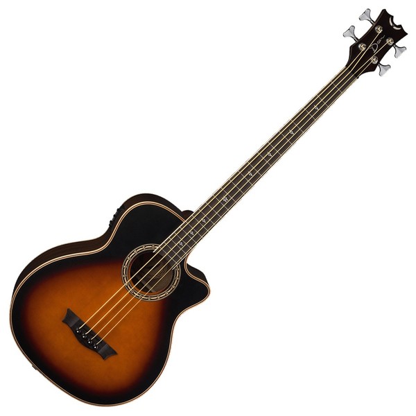 Dean Exotica Supreme Cutaway Electro Acoustic Bass, Tobacco Sunburst main