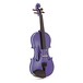 Stentor Harlequin Violin Outfit, Deep Purple, 3/4 front
