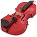 Stentor Harlequin Violin Outfit, Cherry Red, 4/4 close