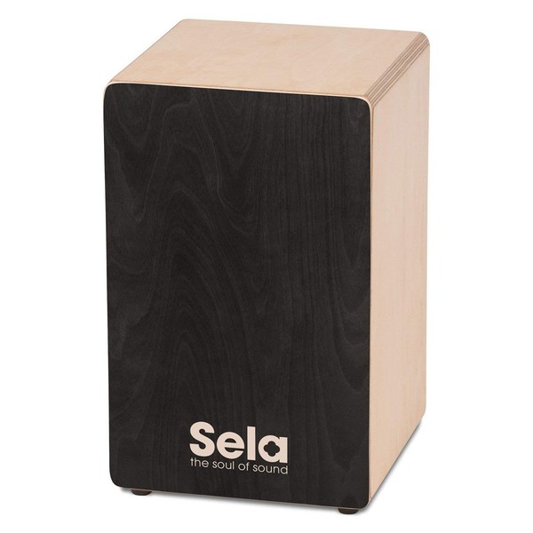 Sela Primera Bundle, Black - Cajon Angled
