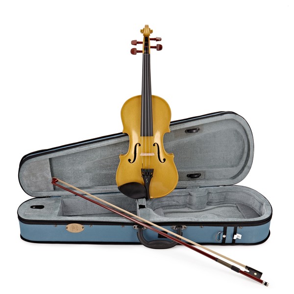 Stentor Harlequin Violin Outfit, Yellow, 4/4 main