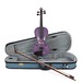 Stentor Harlequin Violin Outfit, Light Purple, 4/4 main