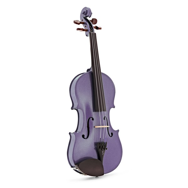 Stentor Harlequin Violin Outfit, Light Purple, 4/4 front