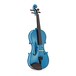 Stentor Harlequin Violin Outfit, Marine Blue, 1/4 front