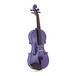 Stentor Harlequin Violin Outfit, Deep Purple, 1/4 front