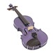 Stentor Harlequin Violin Outfit, Light Purple, 1/4 angle