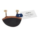 Goetz Kaufmann Style Viola Chinrest, Natural Ebony, Gold Hill Screws